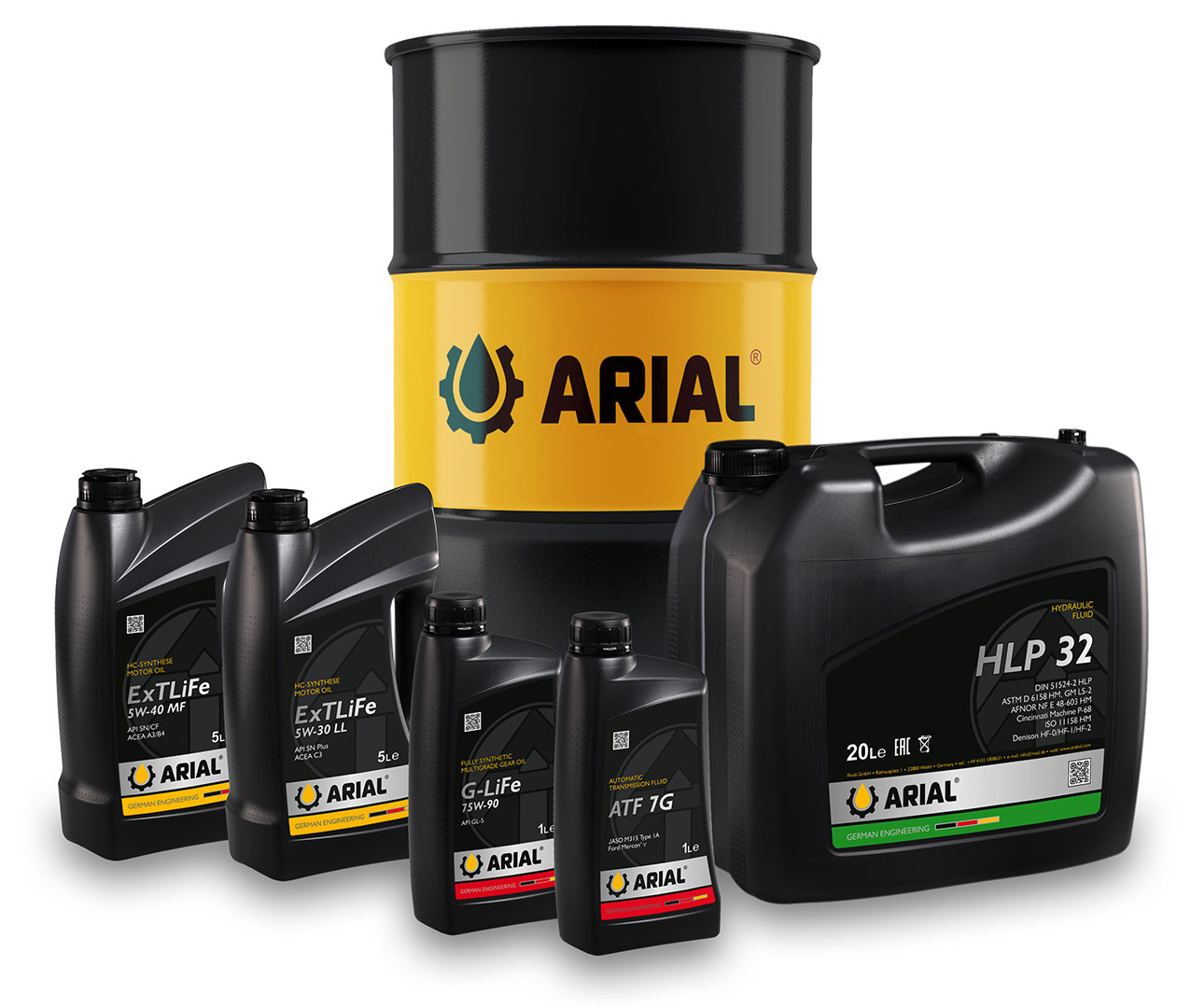 ARIAL OIL - моторные масла и смазки премиум класса из Германии